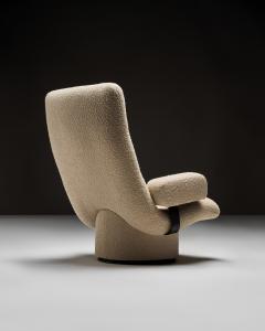 Boucle Swivel Armchair Europe c 1960 - 4493771