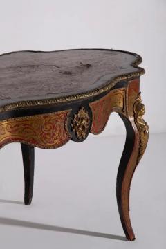 Boulle styled panelled desk Napoleon IIV late 1800s in bronze - 3695102