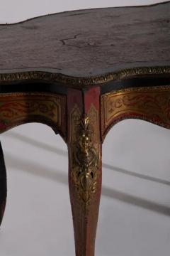 Boulle styled panelled desk Napoleon IIV late 1800s in bronze - 3695105