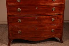 Bowfront Chest Of Drawers Circa 1800 In Mahogany - 2397421