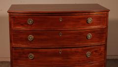Bowfront Chest Of Drawers Circa 1800 In Mahogany - 2397426