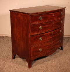 Bowfront Chest Of Drawers Circa 1800 In Mahogany - 2397429