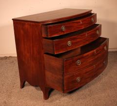Bowfront Chest Of Drawers Circa 1800 In Mahogany - 2397430