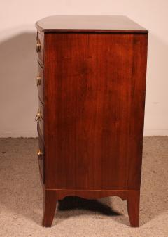 Bowfront Chest Of Drawers Regency Period In Mahogany Circa 1800 - 3503517