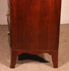 Bowfront Chest Of Drawers Regency Period In Mahogany Circa 1800 - 3503518