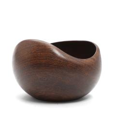 Bowl of Carved Wenge Denmark early 1960s - 2929667