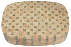 Box with Fitted Cover in Tesselated Stone - 196812