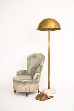 Brajak Vitberg Brass Sculpted Floor Lamp Art Deco by Brajak Vitberg - 1348598