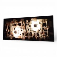 Brakelmann Becker brutalist wall lamp 1970 - 4749577
