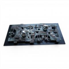 Brakelmann Becker brutalist wall lamp 1970 - 4749580