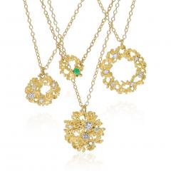 Branch Diamond Gold Nebula Necklace - 4757429