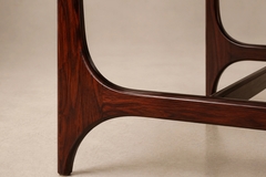 Brasilia Dining Table in Brazilian Rosewood Marble Brazil c 1965 - 4693982