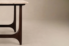 Brasilia Dining Table in Brazilian Rosewood Marble Brazil c 1965 - 4693987