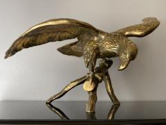 Brass American Bald Eagle Sculpture - 1546394