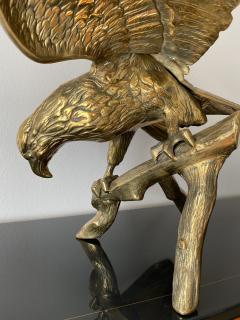 Brass American Bald Eagle Sculpture - 1546403