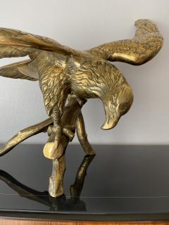 Brass American Bald Eagle Sculpture - 1546404