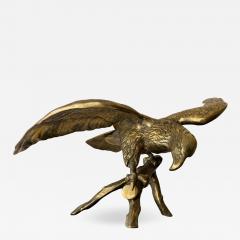 Brass American Bald Eagle Sculpture - 1547172