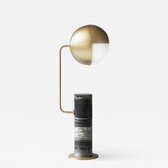 Brass Another Table Lamp Square in Circle - 1650939