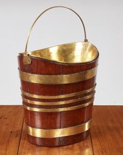 Brass Bound Boat Shaped Bucket - 4212627