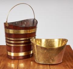 Brass Bound Boat Shaped Bucket - 4212633