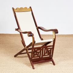 Brass Bound Campaign Deck Chair - 3936644