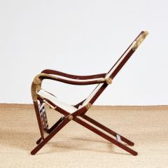 Brass Bound Campaign Deck Chair - 3936646
