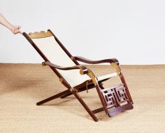 Brass Bound Campaign Deck Chair - 3936649