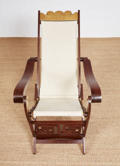 Brass Bound Campaign Deck Chair - 3936651