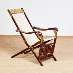 Brass Bound Campaign Deck Chair - 3936652