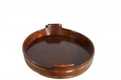 Brass Bound Mahogany Oval Tray c 1780 - 4715638