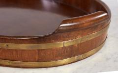 Brass Bound Mahogany Oval Tray c 1780 - 4715639