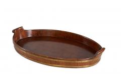 Brass Bound Mahogany Oval Tray c 1780 - 4715644