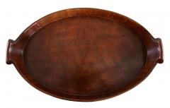 Brass Bound Mahogany Oval Tray c 1780 - 4715646