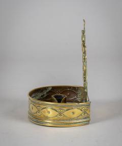 Brass Chamberstick Featuring an American Indian - 4315341