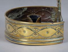Brass Chamberstick Featuring an American Indian - 4315347