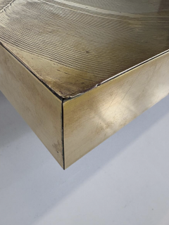 Brass Coffee Table Belgium 1970s - 4361830