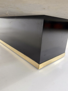 Brass Coffee Table Belgium 1970s - 4361831