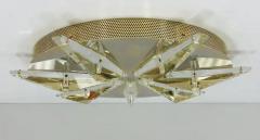 Brass Crystal Ceiling Wall Light Made in Italy - 3859589