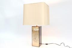 Brass Etched Table Lamp - 264124