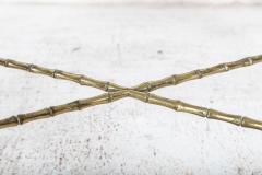 Brass Faux Bamboo Coffee Table - 2382482