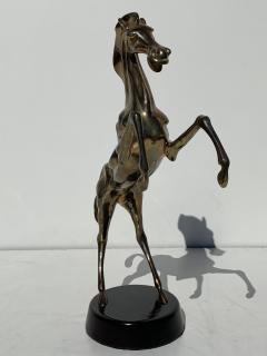 Brass Flaming Horse Sculpture - 937845