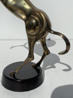 Brass Flaming Horse Sculpture - 937850