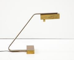 Brass Flat Bar Cantilevered Table Lamp by Casella - 2826155