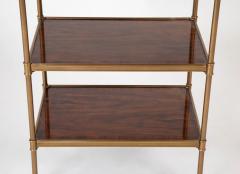 Brass Gallery Post Three Tier Etagere - 3275211