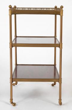Brass Gallery Post Three Tier Etagere - 3275248