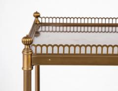 Brass Gallery Post Three Tier Etagere - 3275256