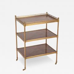 Brass Gallery Post Three Tier Etagere - 3281310