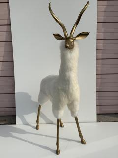 Brass Gazelle or Impala Sculpture - 966147