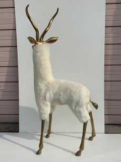 Brass Gazelle or Impala Sculpture - 966149