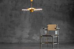 Brass Geometric Pendant Lights Europe Late 1980s - 4706699